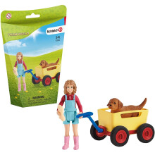 Schleich Farm World Puppy Wagon Ride