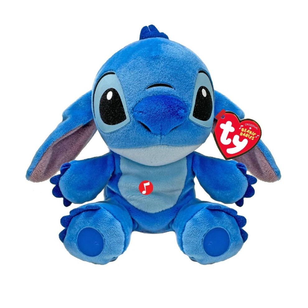 Ty Disney Beanies Stitch Plush Toy - Soft Teddy For Kids And Babies - Cuddly Collectible Stuffed Animal