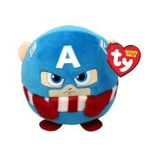 TY Captain America Marvel Beanie Balls Soft Plush Childrens Toy