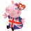 Ty TY Beanie Babies Peppa Pig Union Jack - 15 cm 1