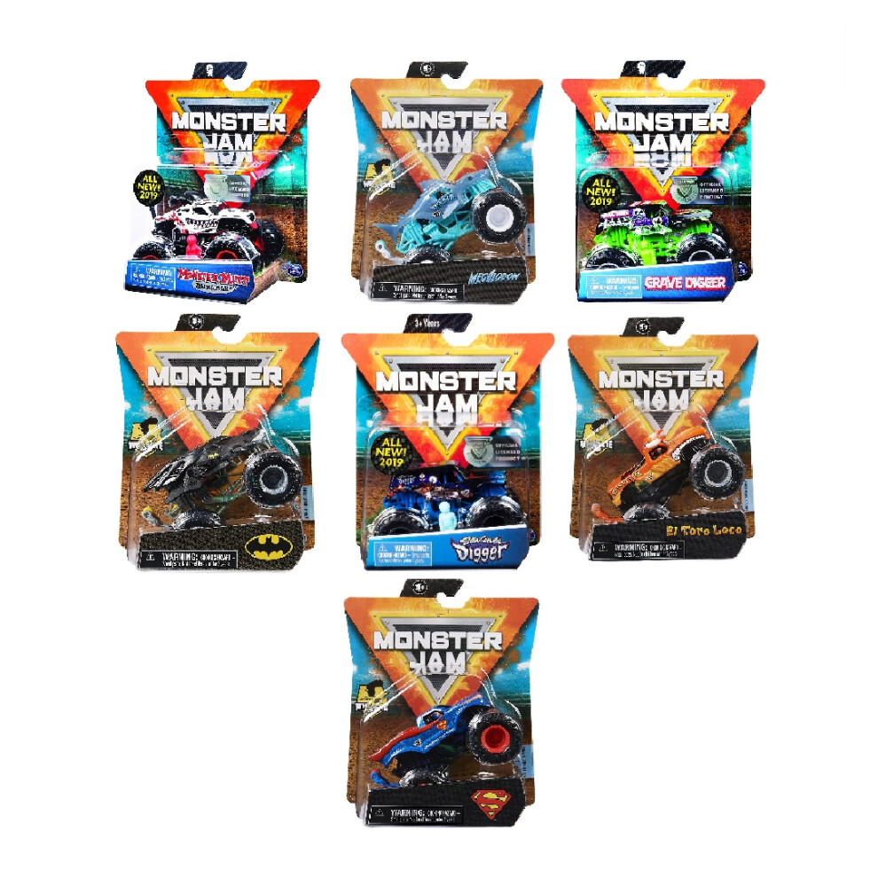 Monster Jam Vehicle 1:64 Scale (Styles Vary)