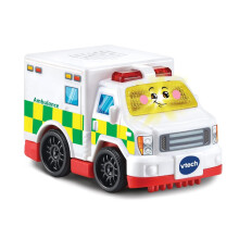 Toot-Toot Drivers Ambulance, Toy Car for 1 Year Old, Pretend Play with Lights & Sounds, Interactive Toddlers Toy for 12 Months, 2, 3, 4 +, English