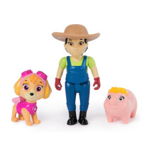 Paw Patrol Skye And Farmer Yumi Figure Set