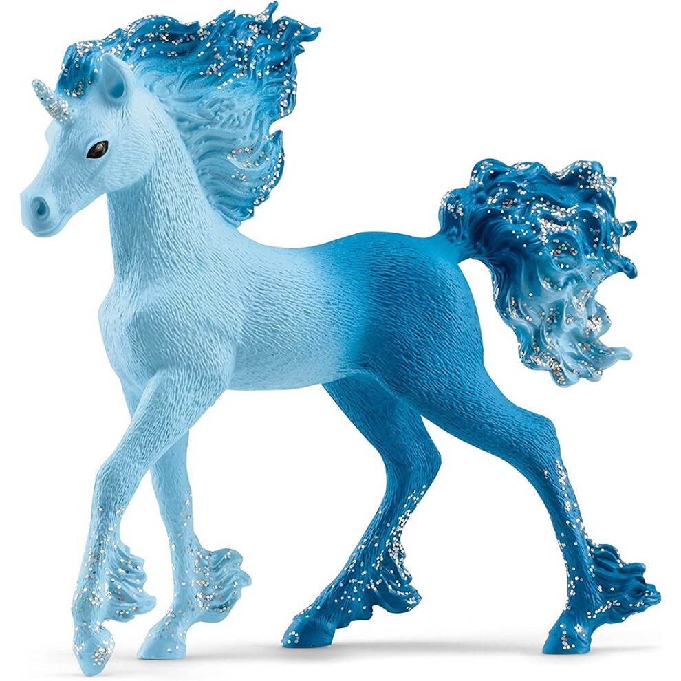 Schleich Elementa Water Flames Unicorn Foal Blue