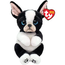 Peluche TY Beanie Bellies Tink der Hund 15 cm - Weiß - TY41054