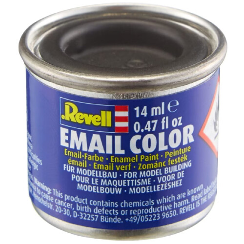 Revell Revell Enamel 006 Tar Black Mat 14ml