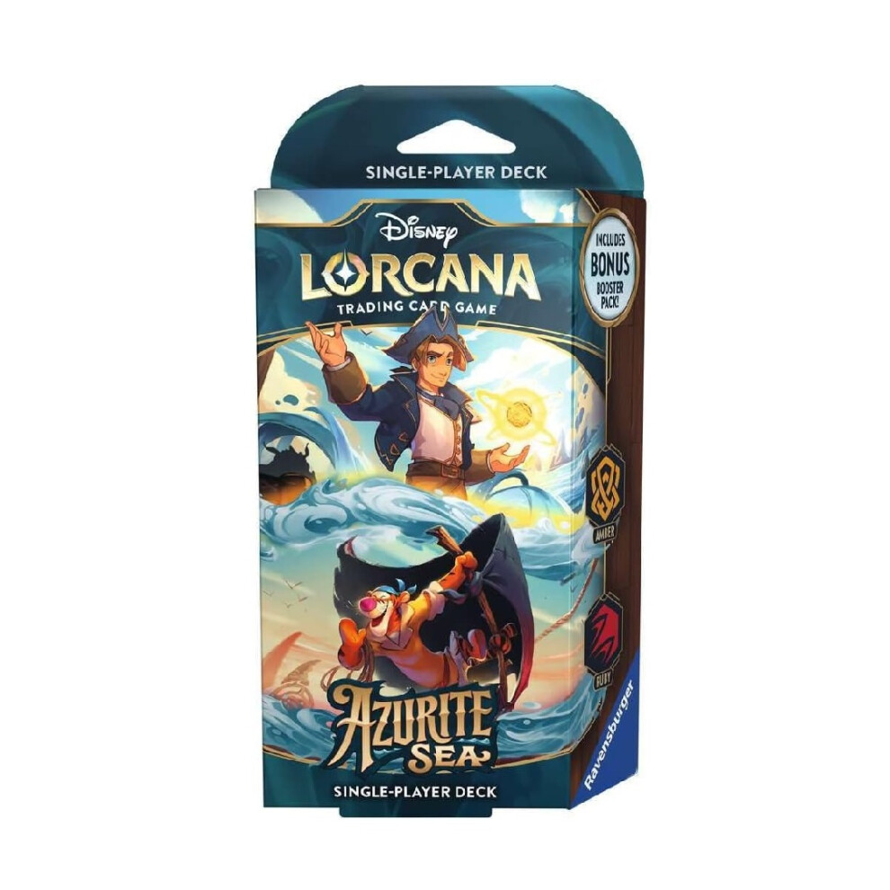 Disney Lorcana Tcg: Azurite Sea - Starter Set - Tigger & Jim Hawkins