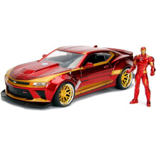 Jada Hollywood Rides Marvel Ironman 2016 Chevy Camaro SS 1:24 Diecast Model Car
