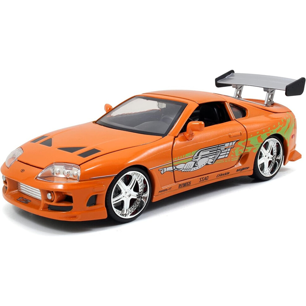 New Jada Diecast Fast And Furious Bryan's 1995 Toyota Supra - 1:24 Collection 253203005