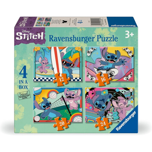 Ravensburger Ravensburger Disney Stitch 4 In A Box Jigsaw Puzzles