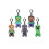 Minecraft Minecraft 13Cm Character Clip On Plush Backpack Accessory 1