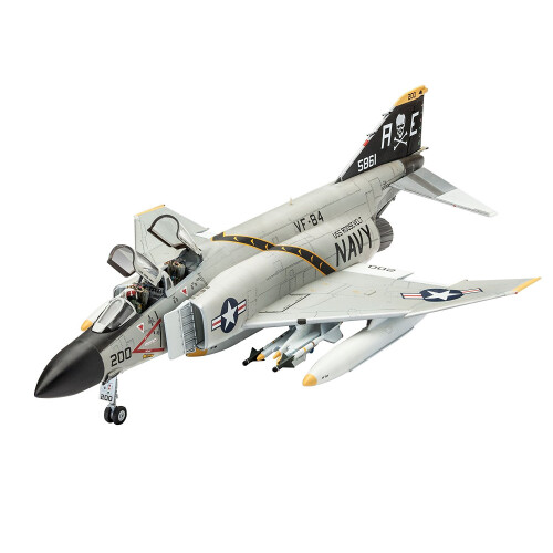 Revell Revell GmbH F-4J Phantom US Navy Plastic Model Kit 1:72 Scale 1