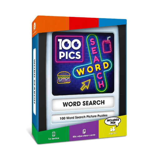 100 PICS: Word Search Card Game