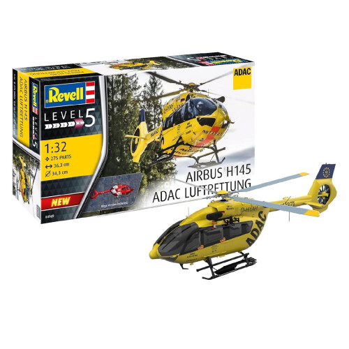 Revell Airbus H145 Helicopter ADAC/REGA (1:32 Scale)