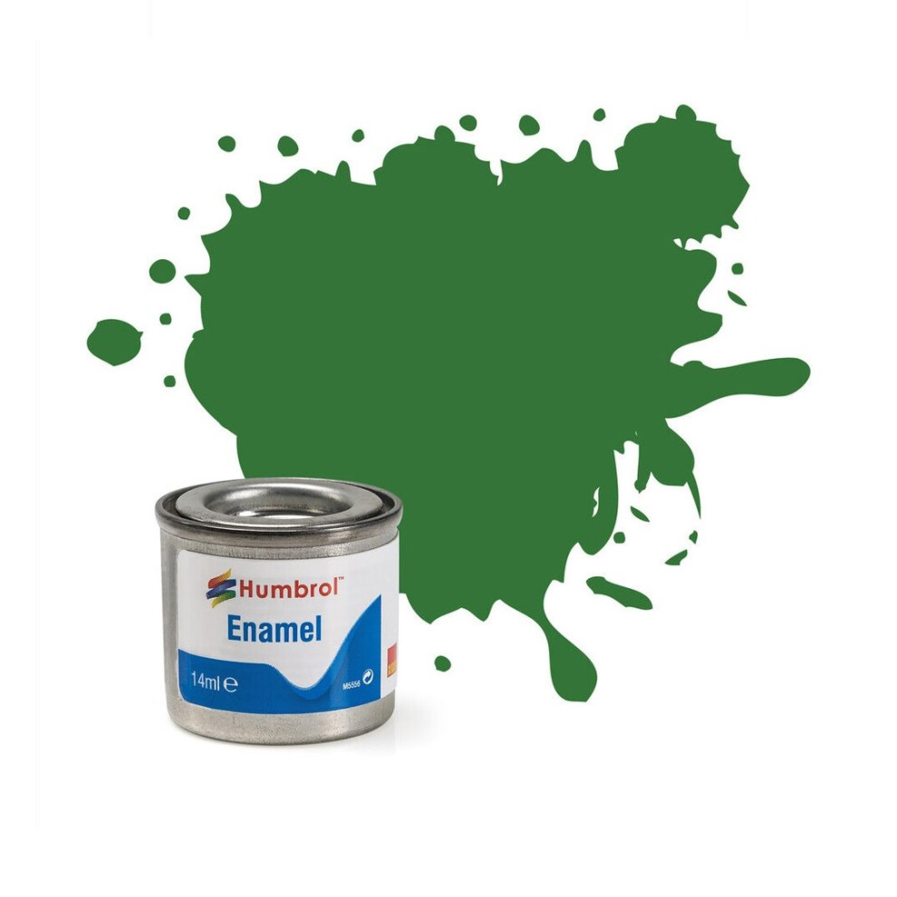 Humbrol Enamel Paint 14Ml No 131 Mid Green - Satin