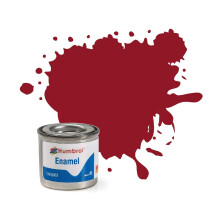 Humbrol Enamel Paint 14ML No 20 Crimson - Gloss