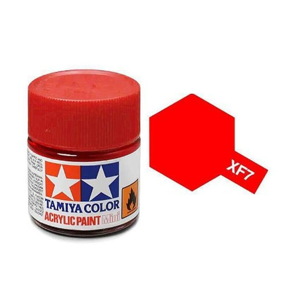 Tamiya Acrylics 10ml - XF-7 Flat Red