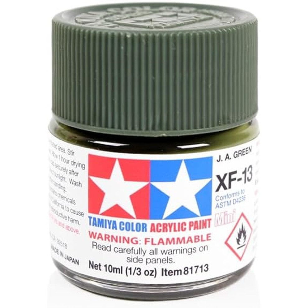 Tamiya Acrylics 10Ml - Xf-13 J.a. Green