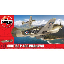 CURTIS P-40B WARHAWK 1/72 Scale Model WWII Fighter Plane Kit