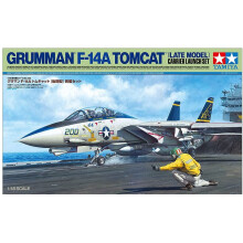 1:48 Gruman F-14A Tomcat with Carrier Launch model kit by Tamiya