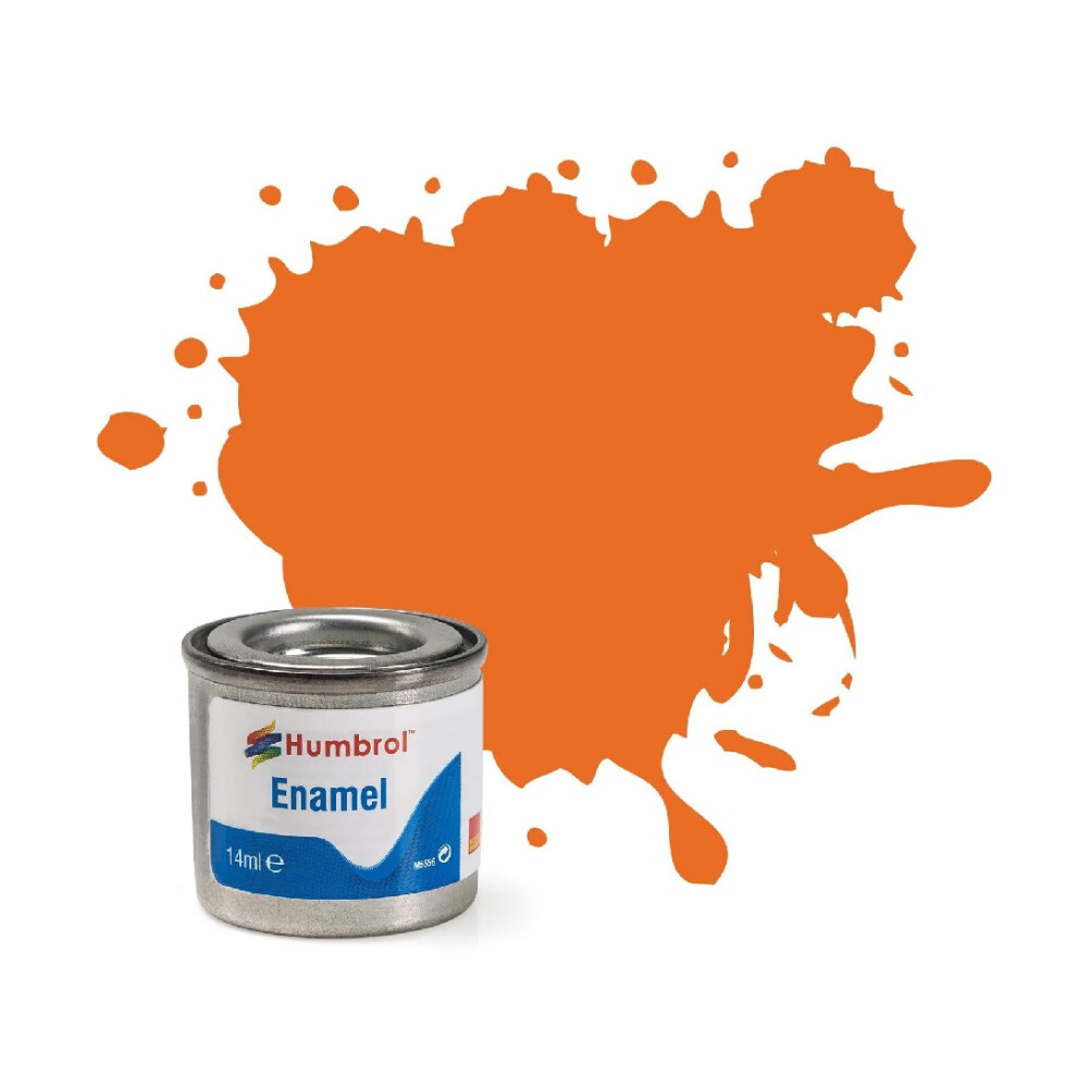 Humbrol 46 Orange Matt Enamel 14Ml Model Kit Paint