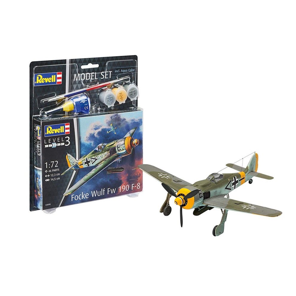 Revell 63898 Focke Wulf Fw190 F-8 Model Set
