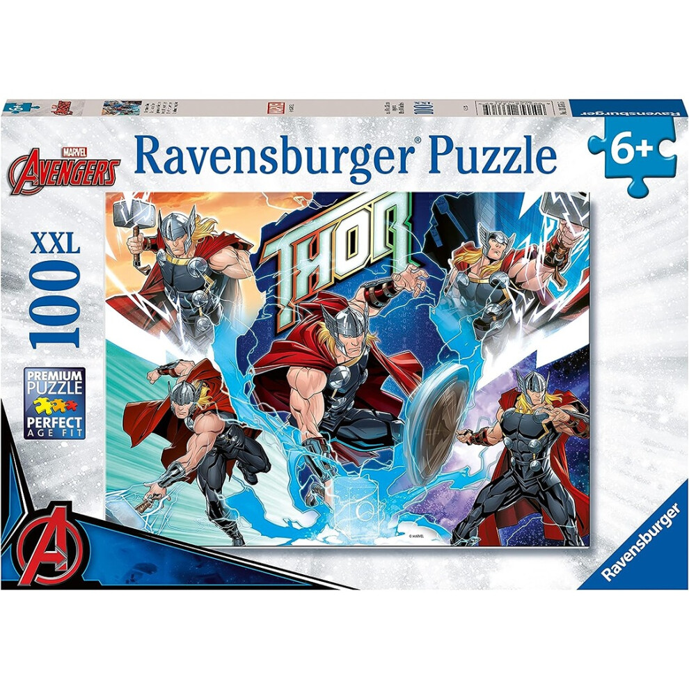 Ravensburger Jigsaw Puzzle - Marvel Avengers - The Mighty Avenger - 100 Xxl Pieces