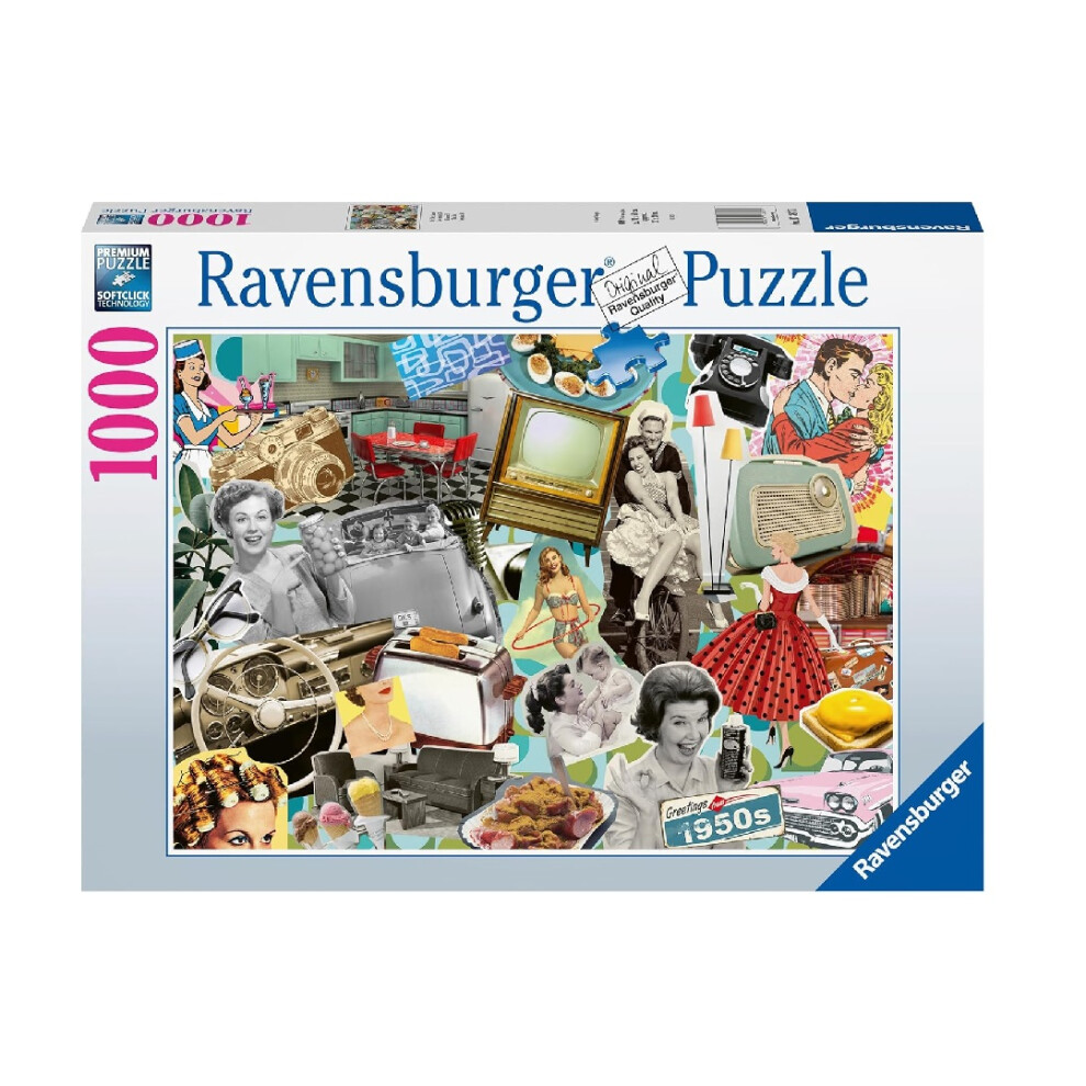 Ravensburger The 50S 1000 Piece Jigsaw Puzzle For Adults And Kids 12 Years Up - Retro Nostalgia 1950S