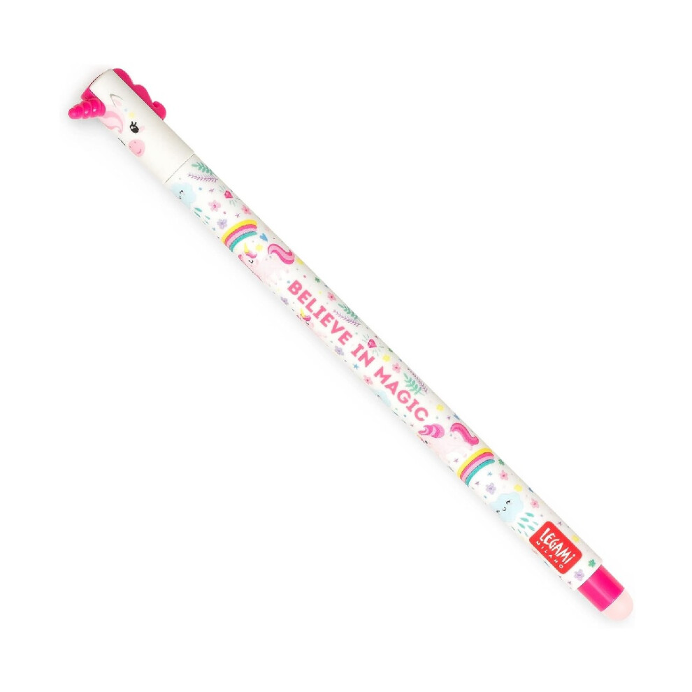 Legami Erasable Ballpoint Gel Pen Unicorn Design