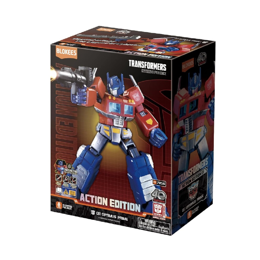 Transformers Blokees Action Edition Deluxe Optimus Prime
