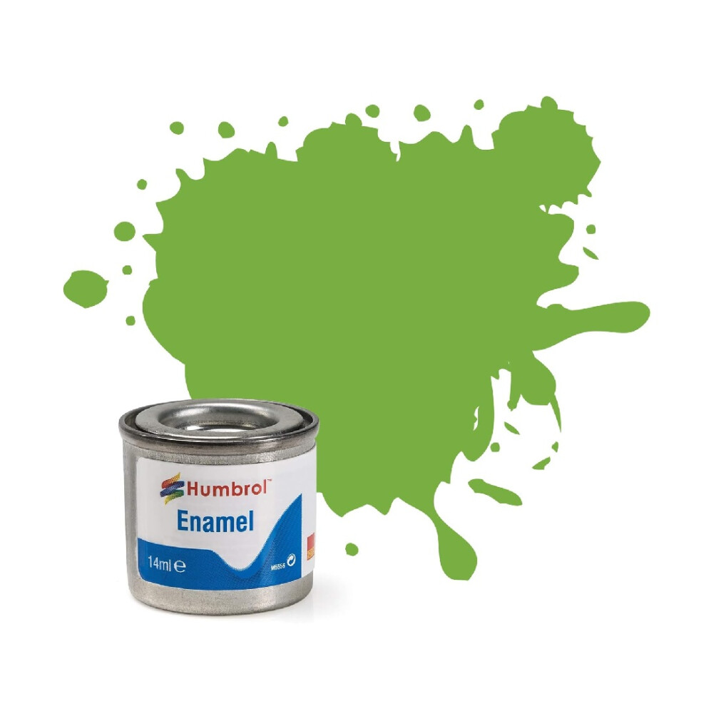 Humbrol Enamel Paint 14Ml No 38 Lime - Gloss