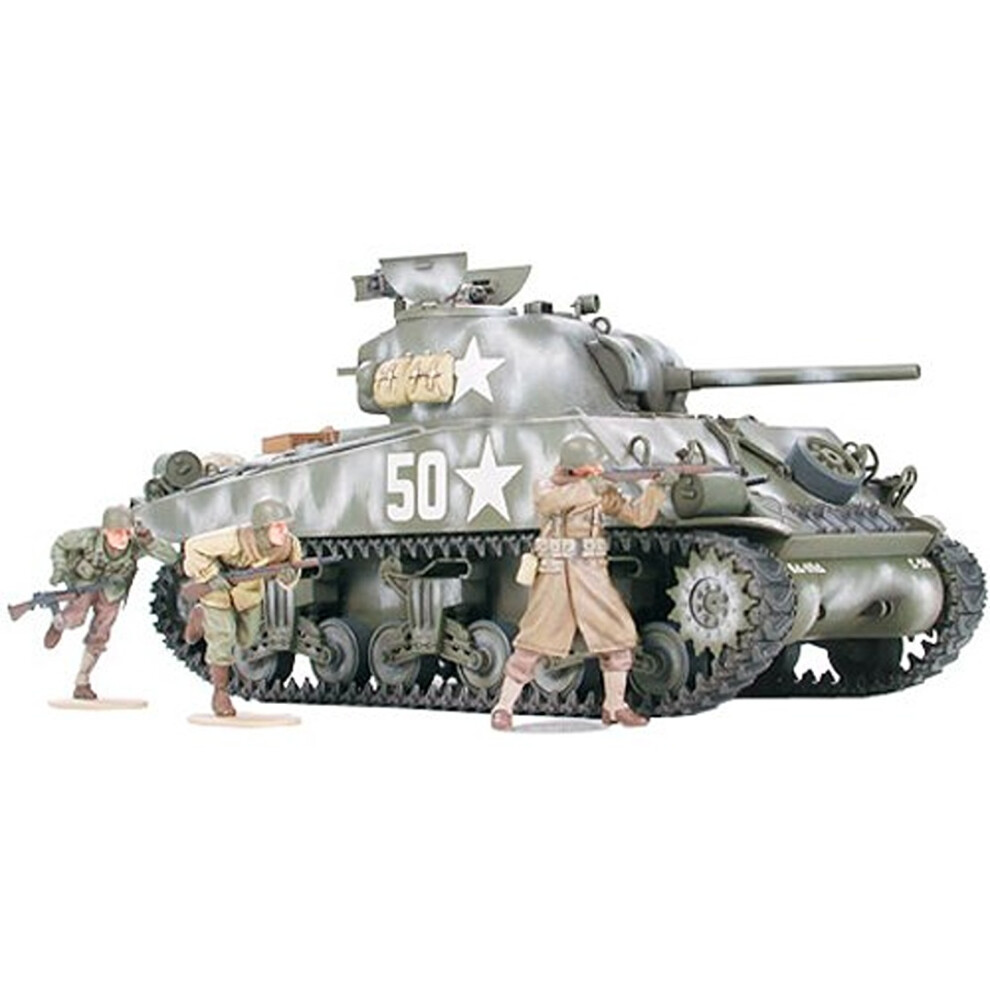 Tamiya 300035250 – 1: 35 WWII US Sherman M4 A3 Spä, 75 mm (9)