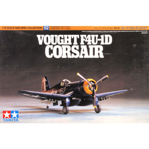 Tamiya 60752 Vought F4U 1D Corsair 1/72 Scale