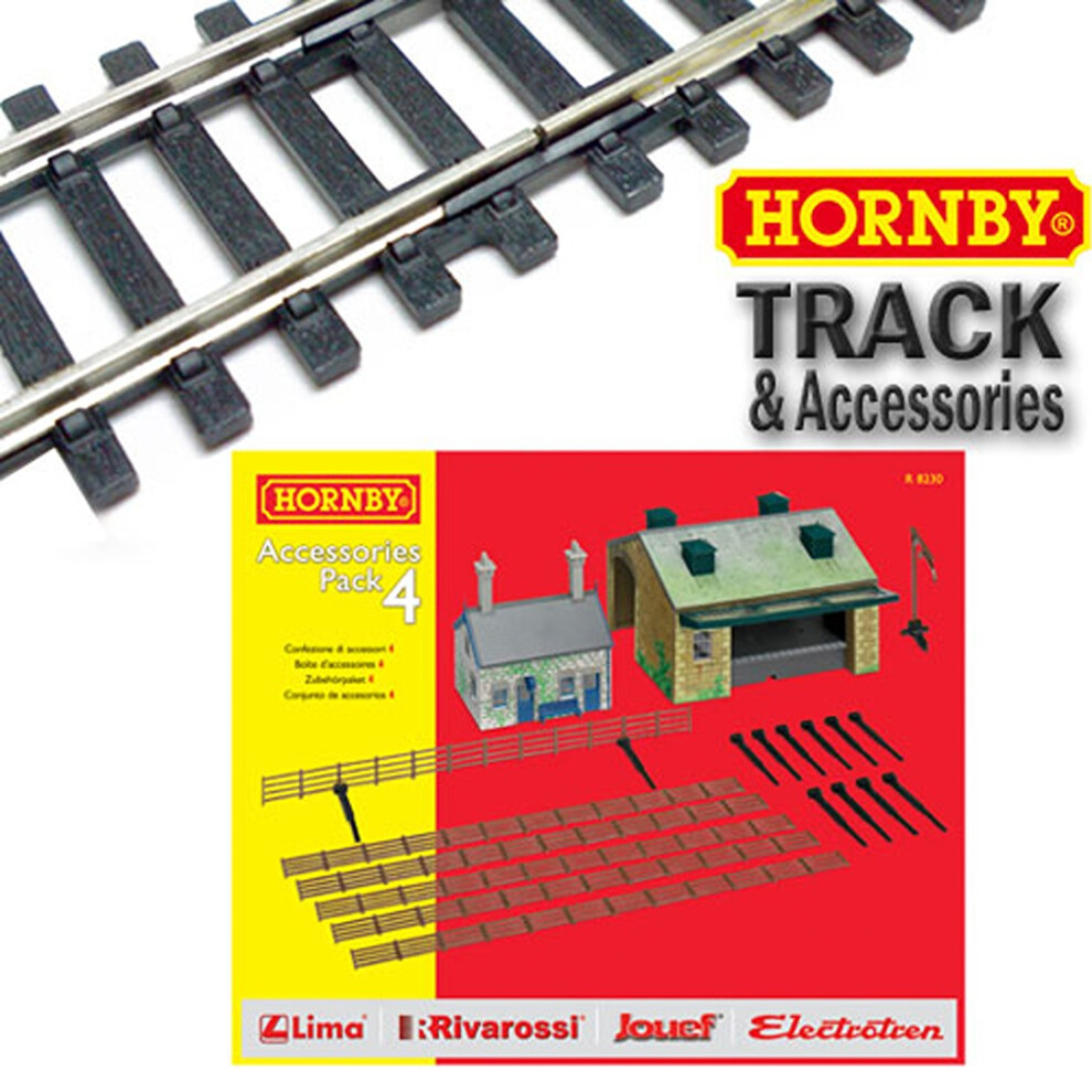 Hornby R8230 00 Gauge Building Extension Pack 4 - Pack R8230 4 Gauge 00 Building Extension Accessories