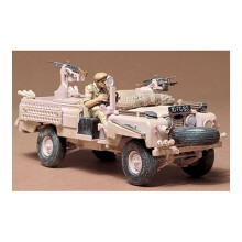 Tamiya 300035076 1: 35 scale WWII British SAS Land Rover, Pink Panther model (1)