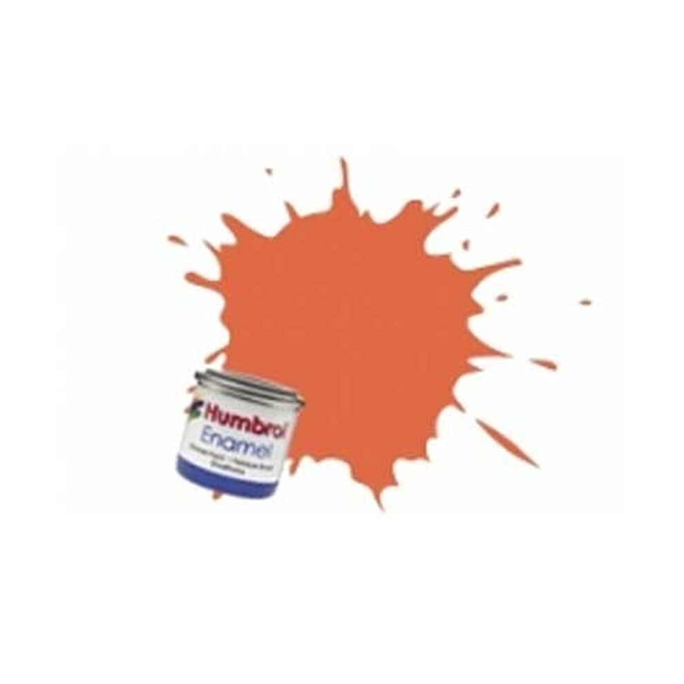 New Humbrol Enamel Paint 14Ml No 82 Lining - Matt Orange Uaa0905