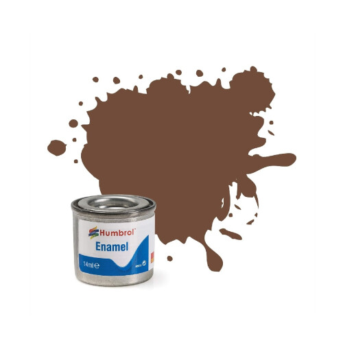 Humbrol Humbrol Enamel Paint 14ML No 98 Chocolate - Matt