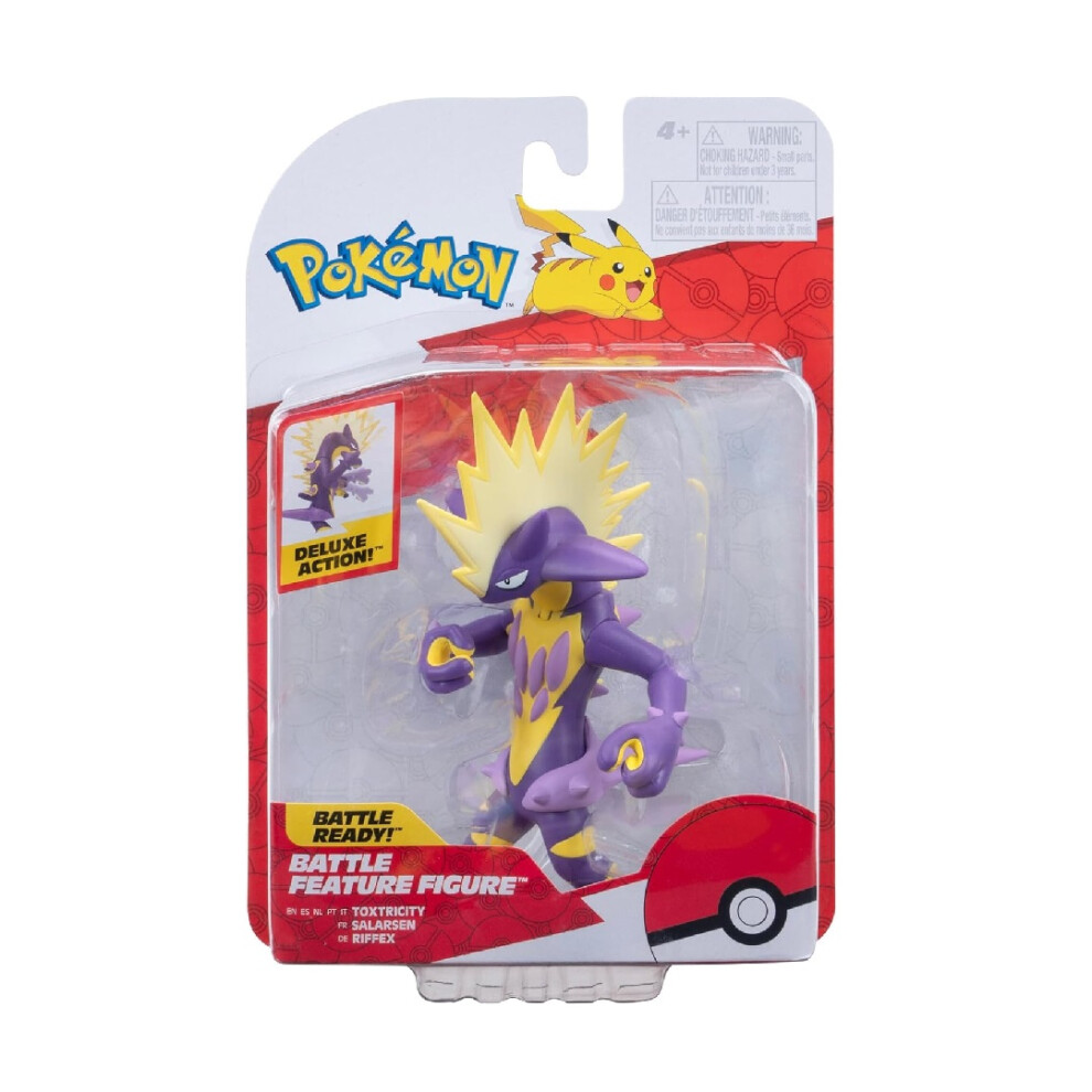 Pokémon Toxtricity Battle Feature Deluxe Action Figure