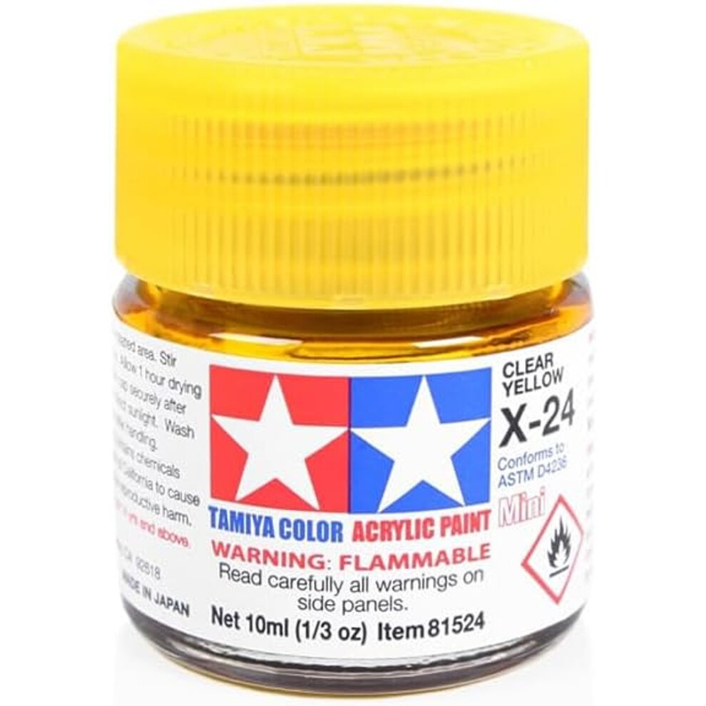 Tamiya Acrylics 10ml - X-24 Clear Yellow
