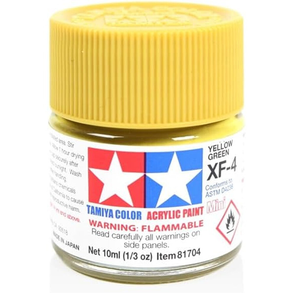 Tamiya Acrylics 10ml - XF-4 Yellow Green