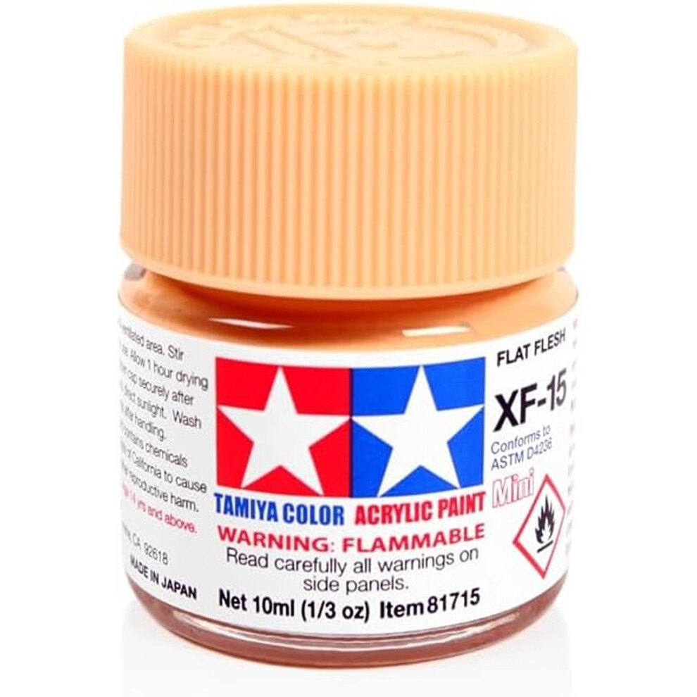 Tamiya Acrylics 10Ml - Xf-15 Flat Flesh