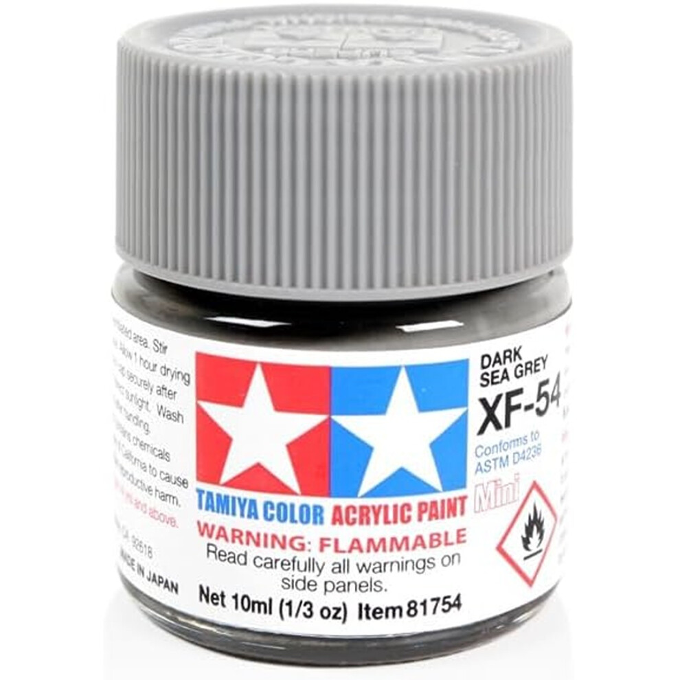 Tamiya Acrylics 10Ml - Xf-54 Deep Sea Grey