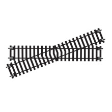 Hornby R614 00 Gauge Diamond Crossing Left Hand Track - hornby diamond crossing r614 hand left track gauge 00
