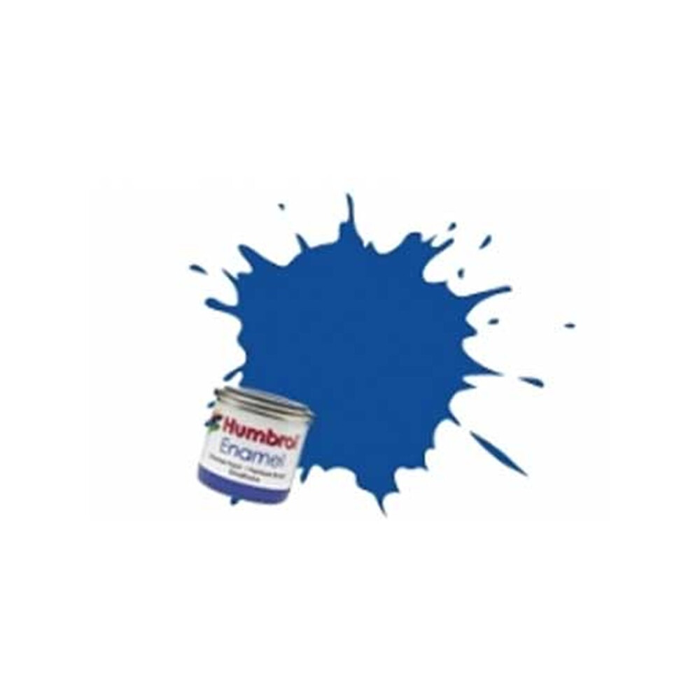 New Humbrol Enamel Paint 14Ml No 25 - Matt Blue Uaa0271
