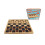 "Retro" Wooden Board Draughts - Colour Box 1