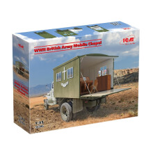 ICM 35586 WWII British Army Mobile Chapel 1:35 Model Kit