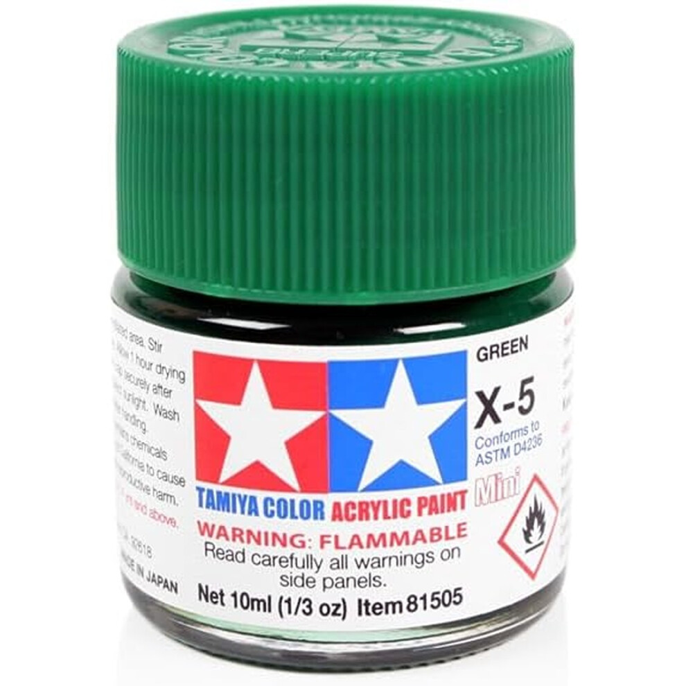 Tamiya Acrylics 10ml - X-5 Green