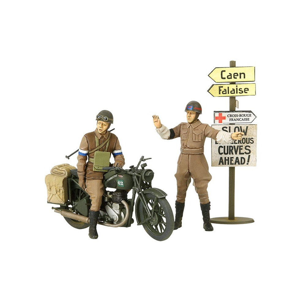 Tamiya 35316 WWII British BSA M20 Motorcycle/Mi Police Model Kit Scale 1:35