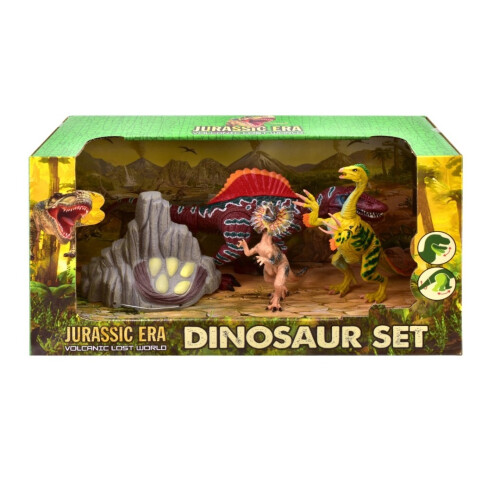 Jurassic Era Assorted Volcanic Lost World Dinosaur 4 Piece Set