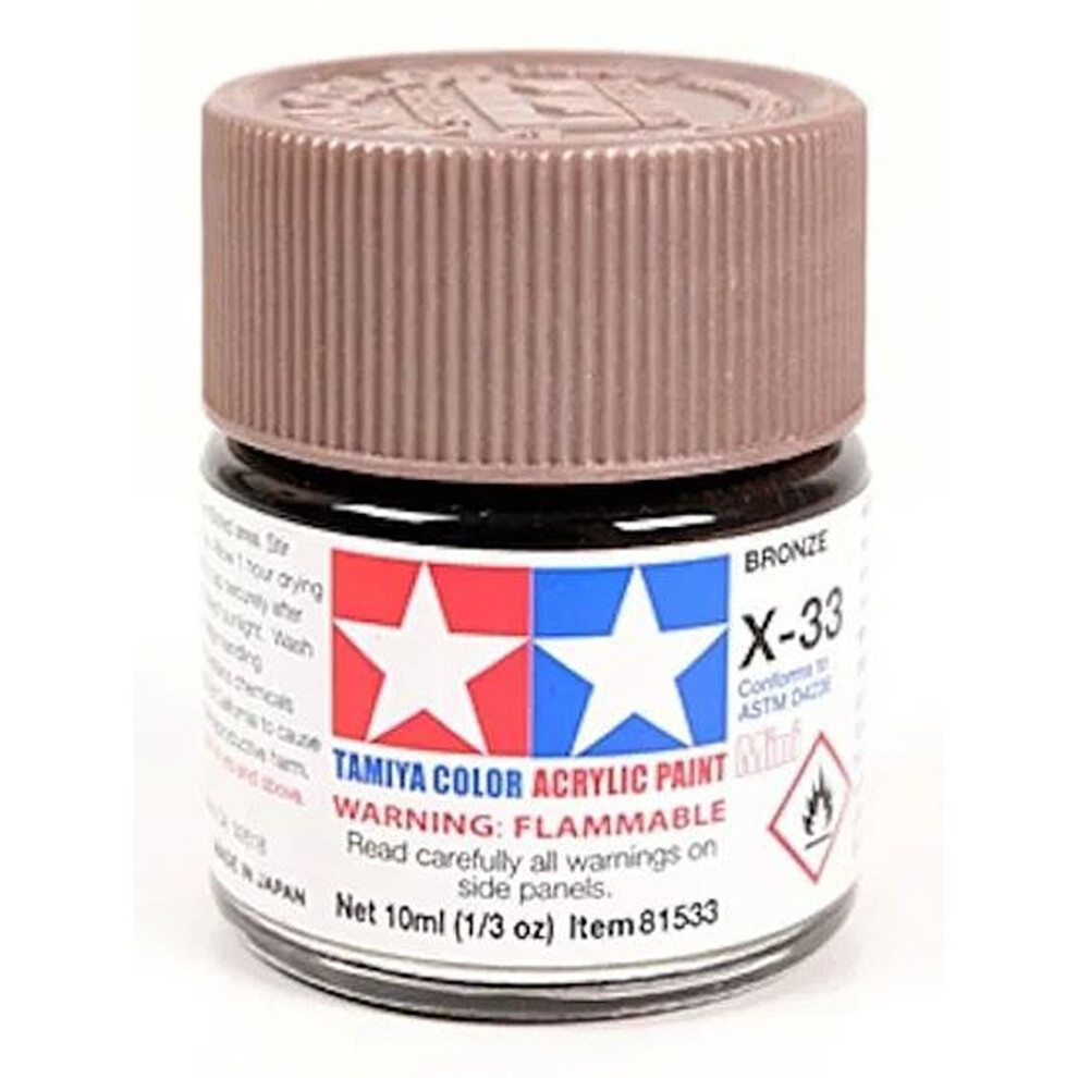 Tamiya Acrylics 10Ml - X-33 Bronze